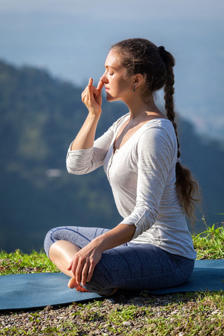  Yogic breathing or diaphragmatic breathing helps in restoring the flexibility.