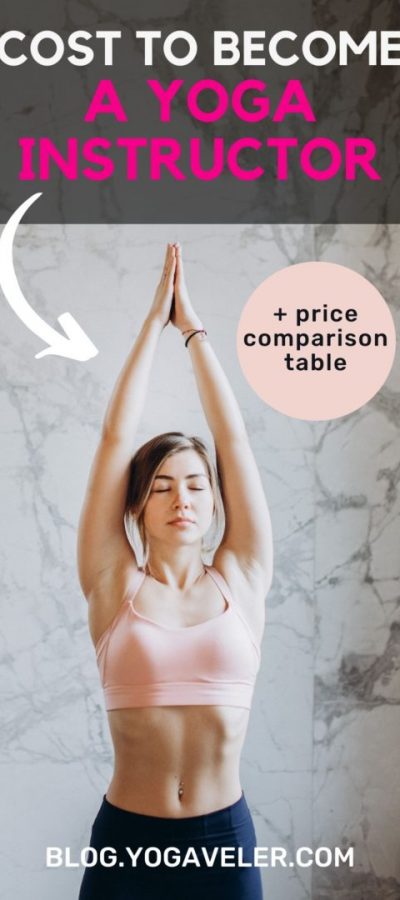how much does it cost to become a yoga instructor
