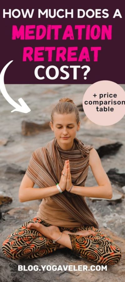 how much does a meditation retreat cost